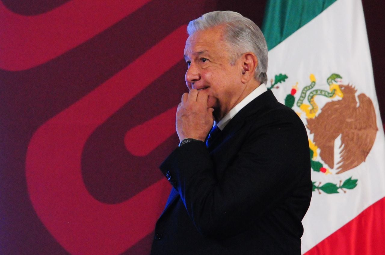 AMLO en su conferencia mañanera