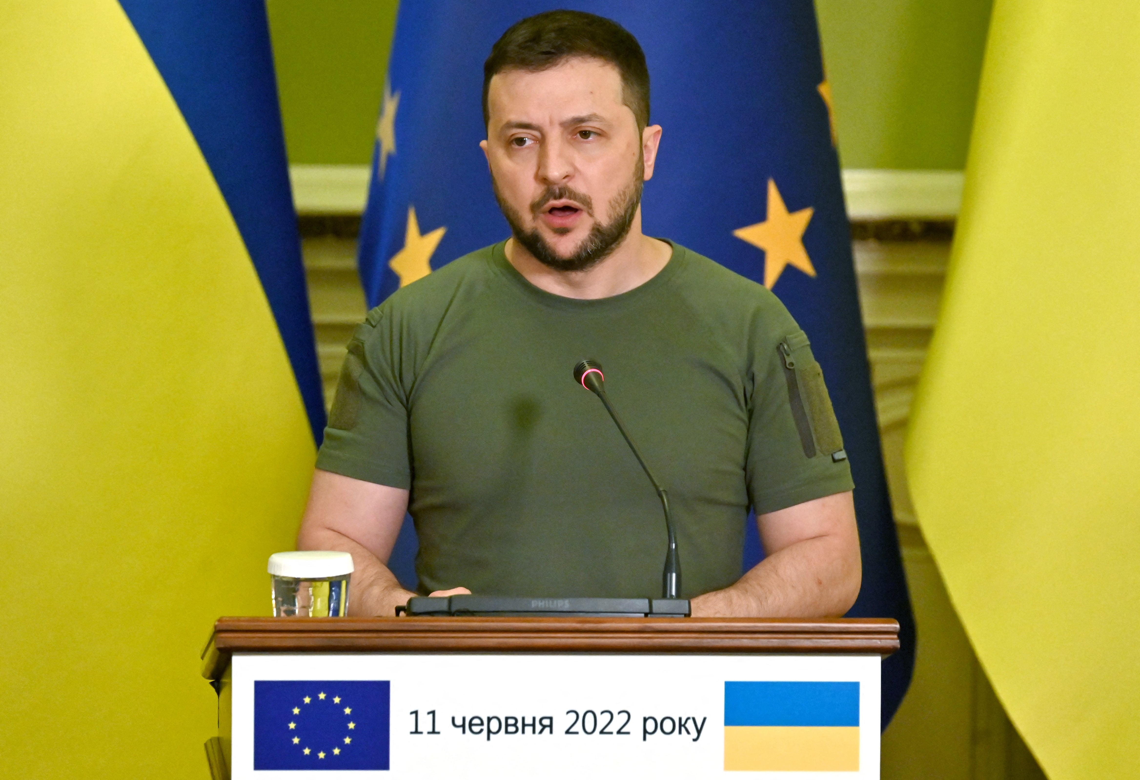 Volodímir Zelenski, presidente de Ucrania /Sergei SUPINSKY / AFP