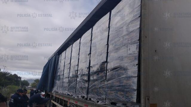 Camión robado en el Edomex