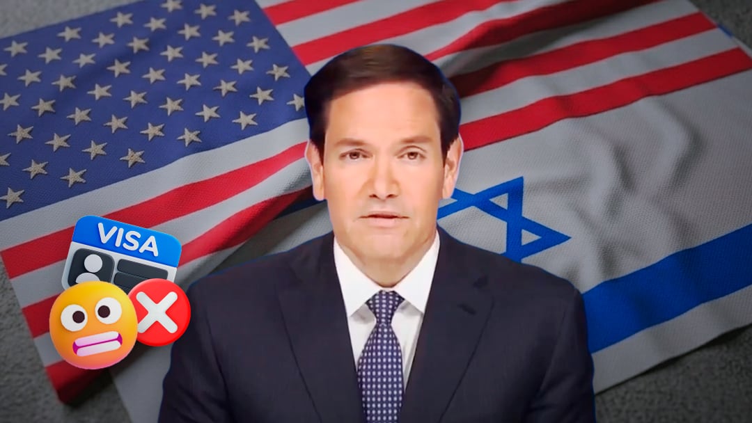 Marco Rubio anuncia que Estados Unidos negará visas a críticos de Israel