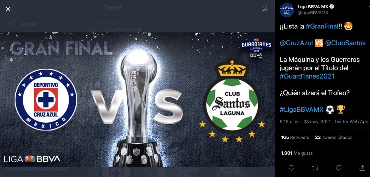 Cruz Azul y Santos jugarán la final