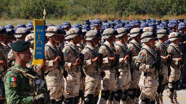 Elementos de la Guardia Nacional y la Sedena