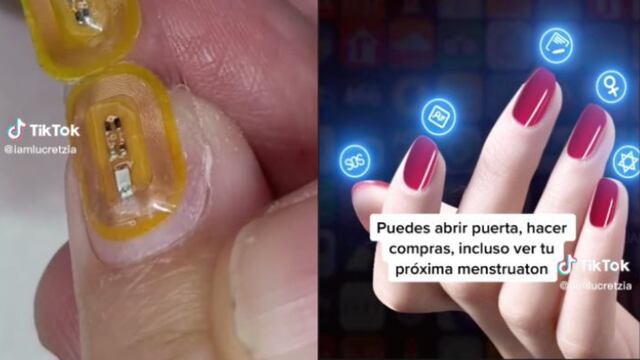 Uñas con microchip, nueva tendencia