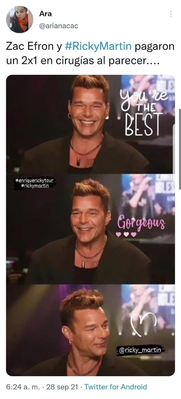 Meme de Ricky Martin