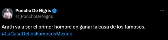 Poncho de Nigris cree que un hombre será el ganador de La Casa de los Famosos México 2024