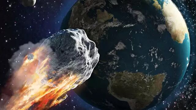 Asteroide llegando a la Tierra