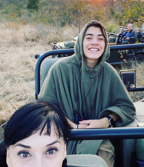 Susana Zabaleta y su hijo Matías Gruener