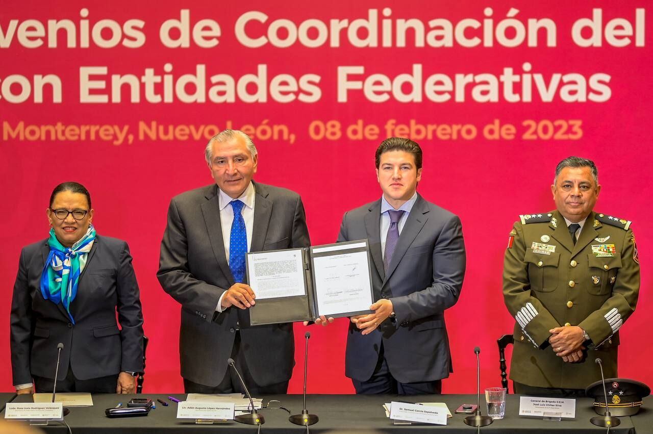 Samuel García y Adán Augusto López