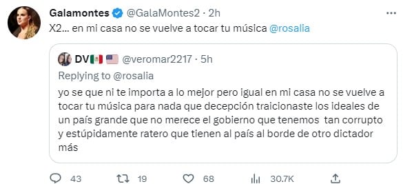 Gala Montes y Rosalía