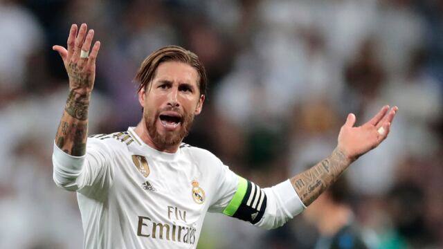 Sergio Ramos marcó gol en el empate merengue