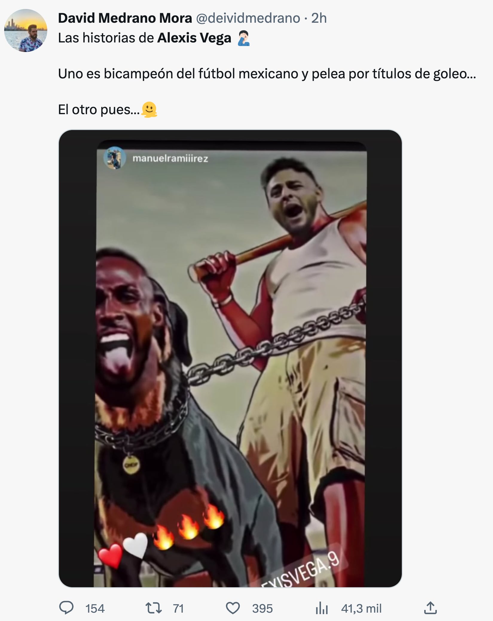 Alexis Vega se burla de Julian Quiñones