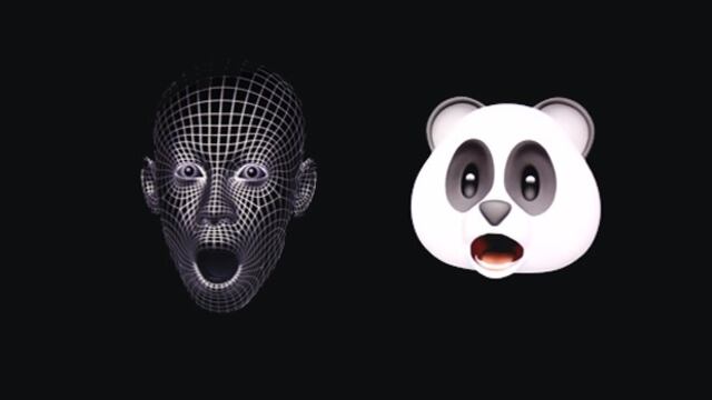 Funcionamiento de los Animojis ejemplificado por Apple.