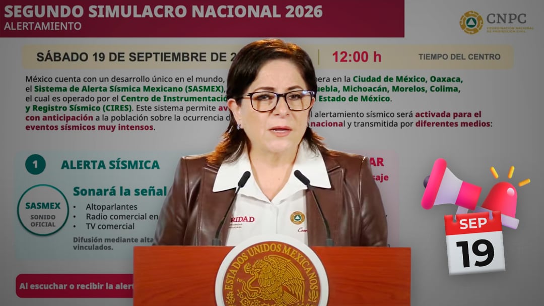 Por primera vez, el Simulacro Nacional del 19 de septiembre será en sábado
