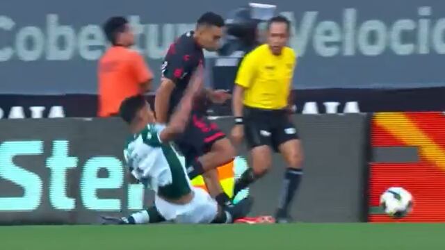 La brutal entrada de Santiago Núñez en el Xolos vs Santos