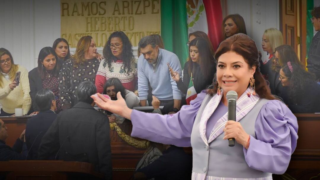 Clara Brugada llama al diálogo tras enfrentamiento a golpes en el Congreso CDMX