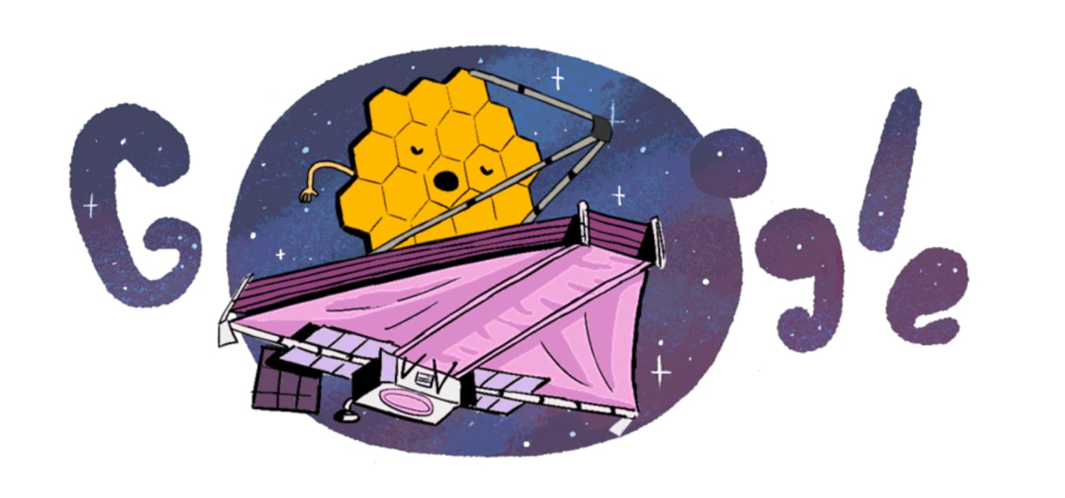 El telescopio James Webb recibe su propio Google Doodle