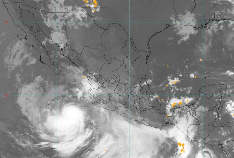 Huracán Blas categoría 1