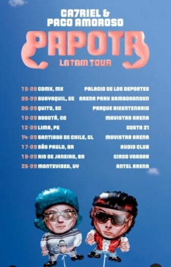 CA7RIEL y Paco Amoroso en CDMX