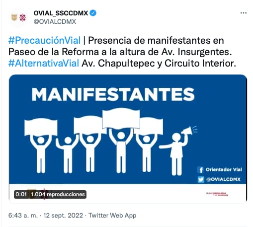 marcha del SME hoy/OVIAL-CDMX