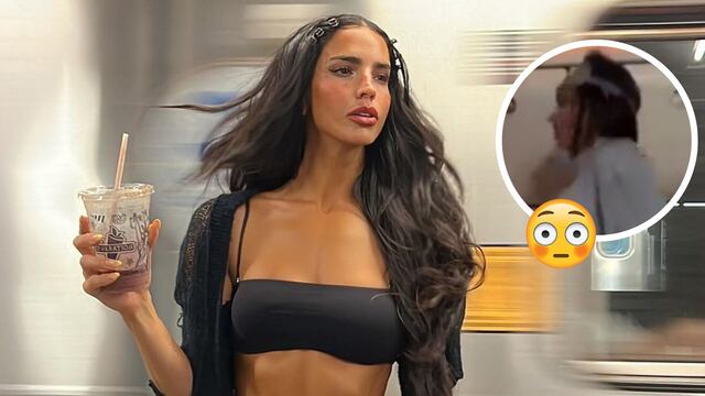 Bárbara de Regil se pone a hacer ejercicio en pleno vuelo y nadie la soporta.