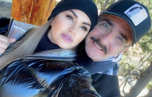 Mariana González y Vicente Fernández Jr
