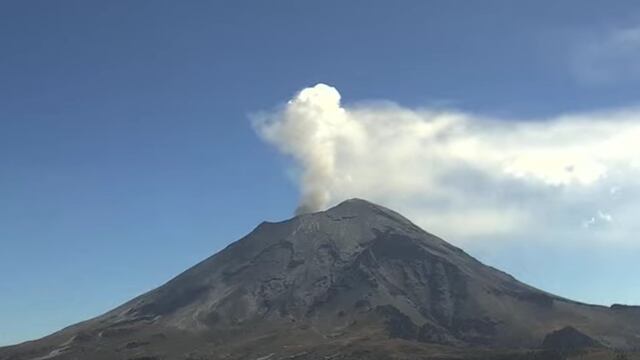 Volcán Popocatépetl el 28 de noviembre