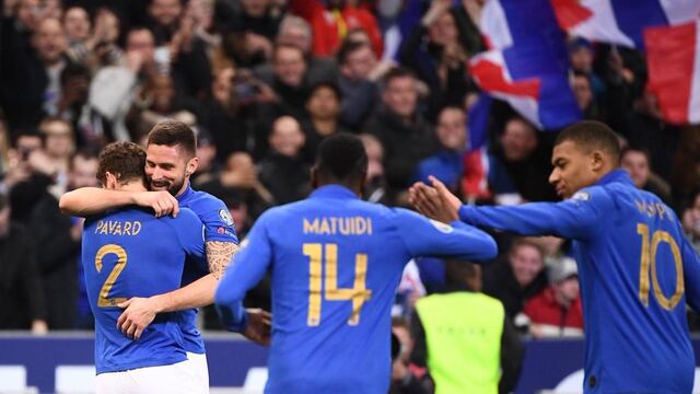 La escuadra de Francia hiló su segunda victoria rumbo a la Euro 2020