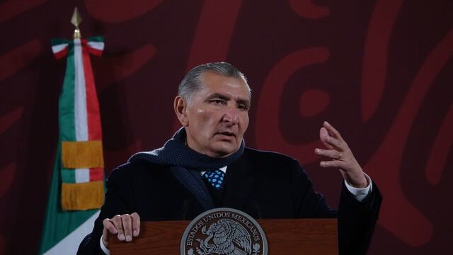 Adán Augusto López en la mañanera