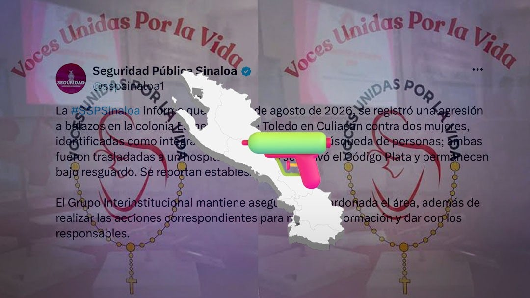 Atacan a balazos a integrantes del colectivo Voces Unidas por la Vida en Sinaloa