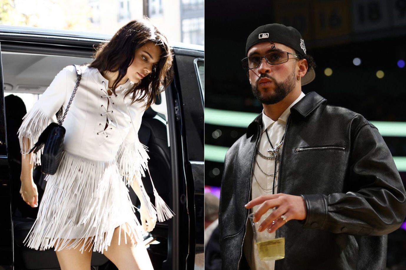 ¿Bad Bunny le roba la ropa a Kendall Jenner? Lo captan usando el mismo outfit