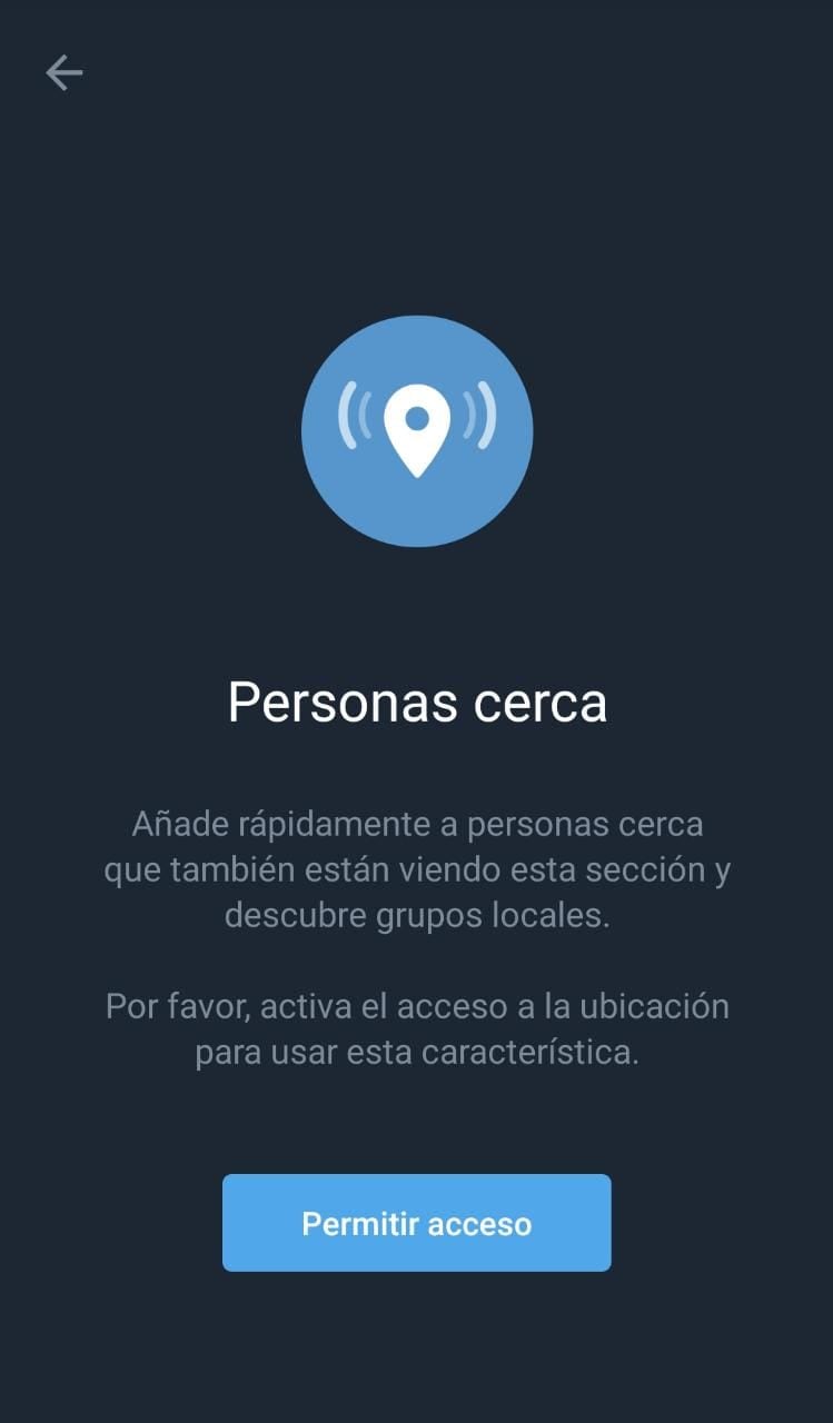 Función Personas cerca