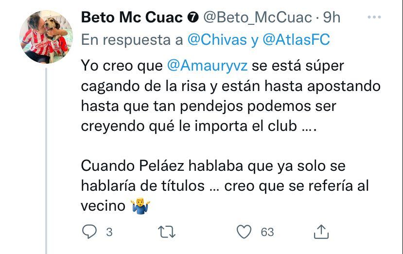Los seguidores del Rebaño Sagrado señalan a Amaury Vergara como responsable del mal momento rojiblanco.