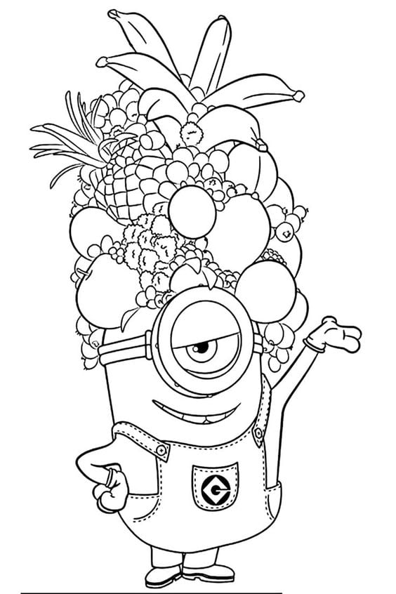 Dibujos de Minions de Mi Villano Favorito 4 para colorear