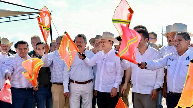El gobernador de Sonora dio iniciado el Programa Nacional de Tecnificación de Riego