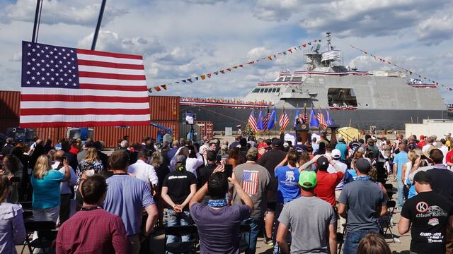 Mitin de apoyo a Donald Trump en Wisconsin.