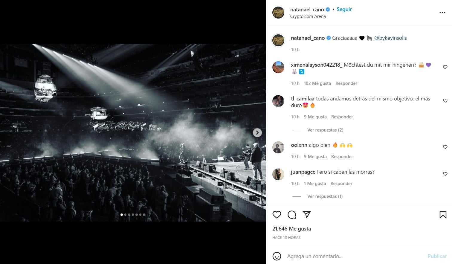 Natanael Cano en concierto