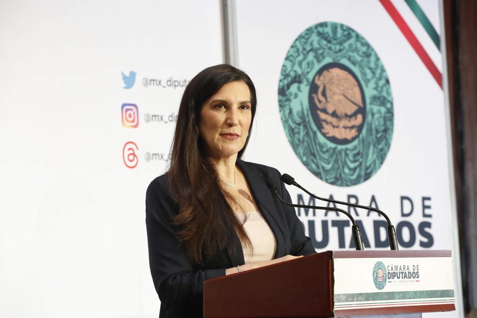 Kenia López Rabadán descarta discusión de revocación de mandato en Cámara de Diputados