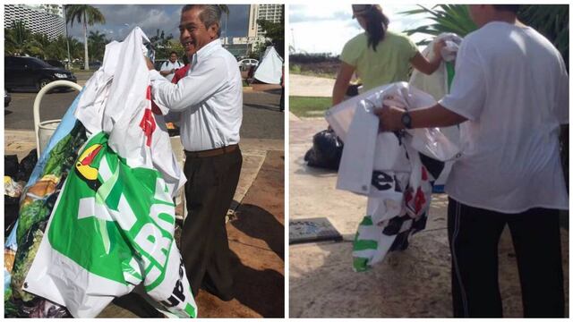 Activistas de Cancún rechazaron la presencia de legisladores del Verde.