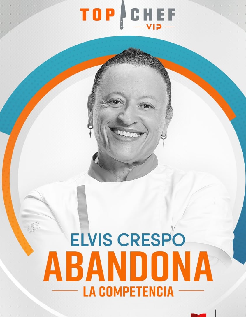 Elvis Crespo, eliminado de Top Chef VIP 2025