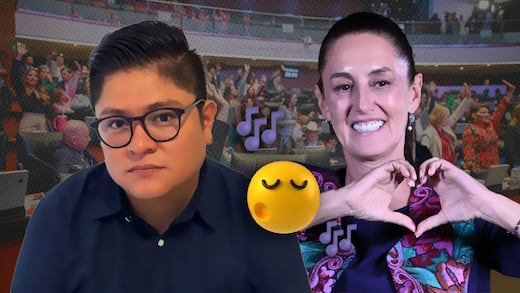 Gibrán Ramírez intentó evitar que la Cámara de Diputados le cantara las mañanitas a Claudia Sheinbaum
