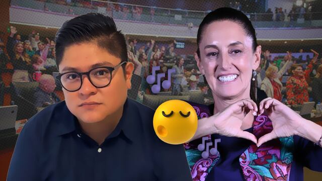 Gibrán Ramírez intentó evitar que la Cámara de Diputados le cantara las mañanitas a Claudia Sheinbaum