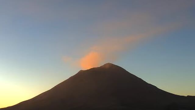 Volcán Popocatépetl el 6 de diciembre