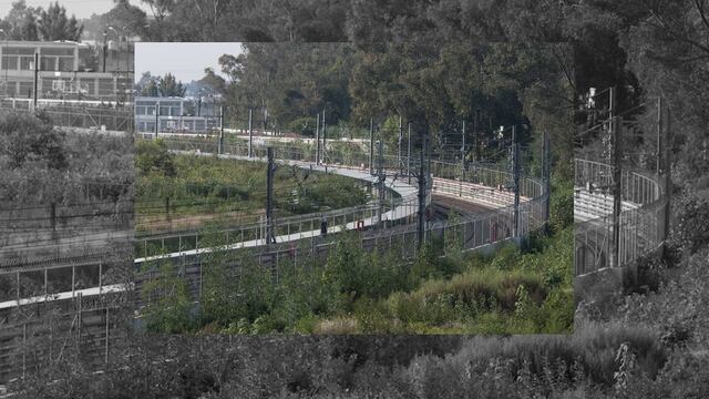 Vías de la Línea 12. Peligro.