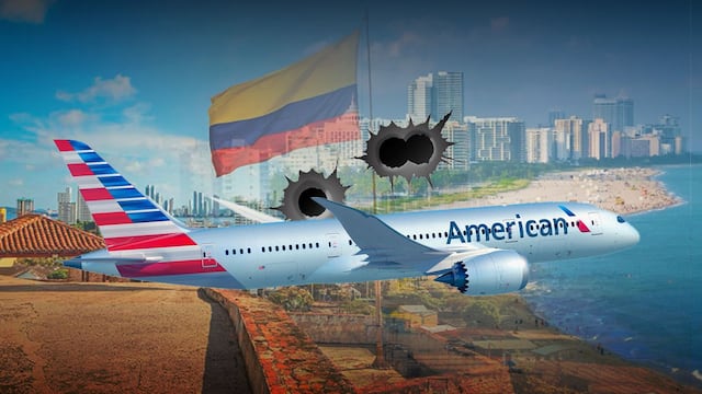 Avión procedente de Colombia llega a Miami con impactos de bala