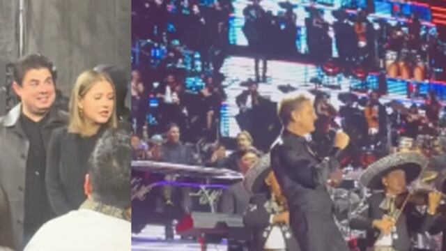 Alfredo Olivas en concierto de Luis Miguel