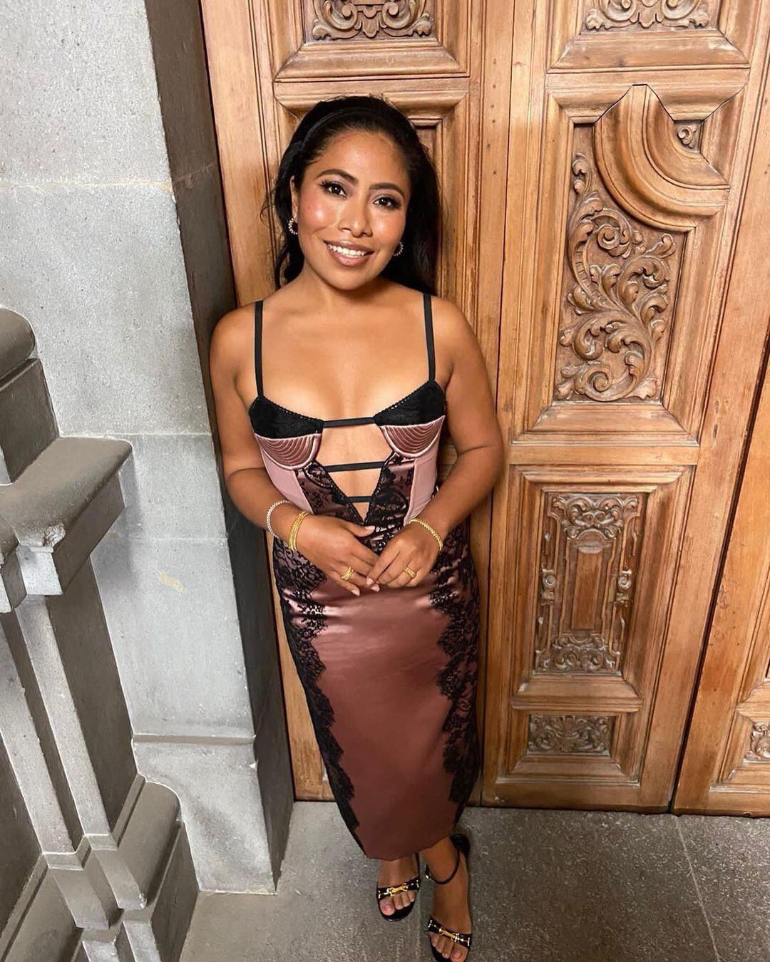 Yalitza Aparicio lució un vestido Gucci en los Premios Ariel