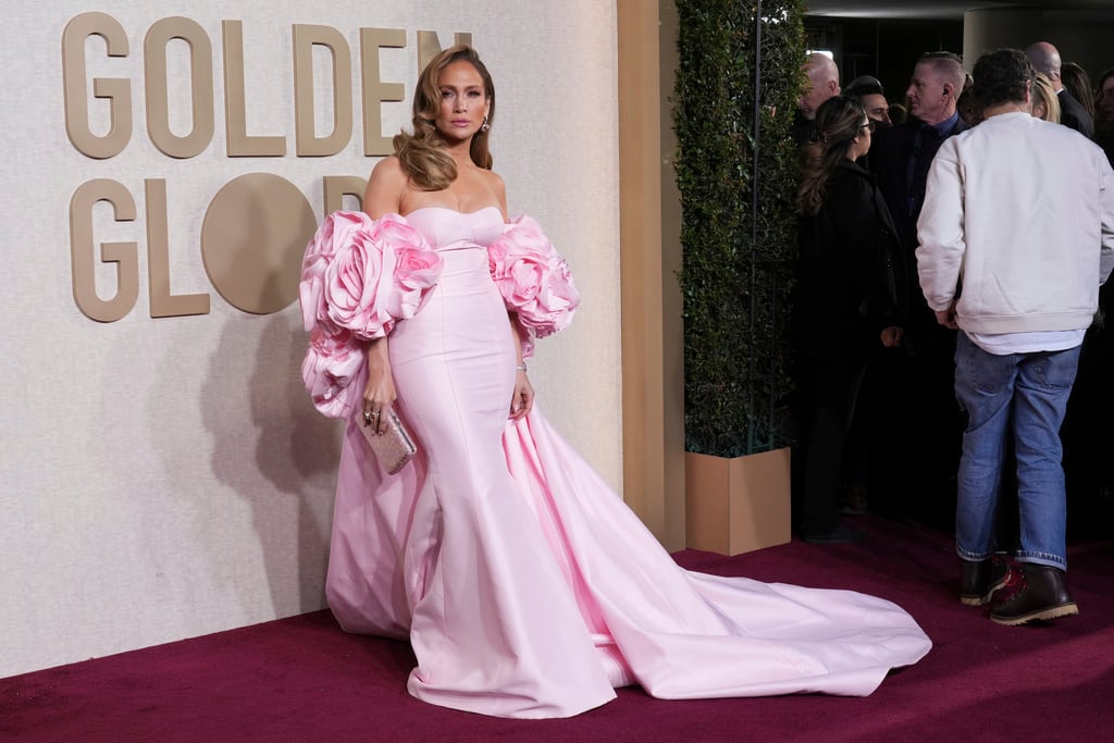 Jennifer Lopez en los Globos de Oro 2024.