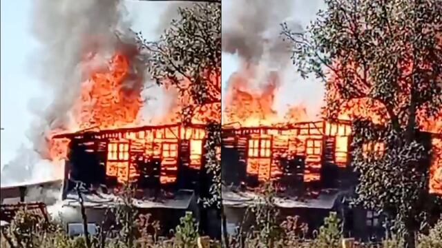 Quema de viviendas tras desalojo en carretera Picacho-Ajusco CDMX hoy 5 de marzo