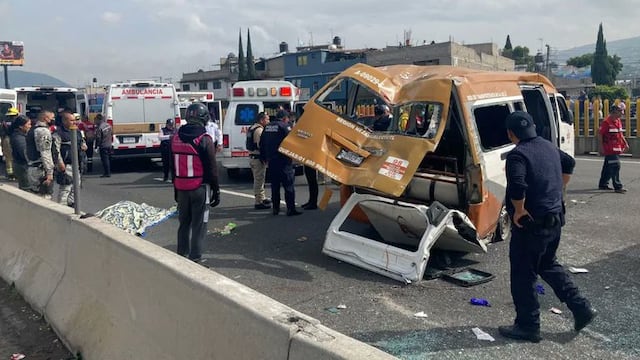 Accidente en Autopista México-Puebla
