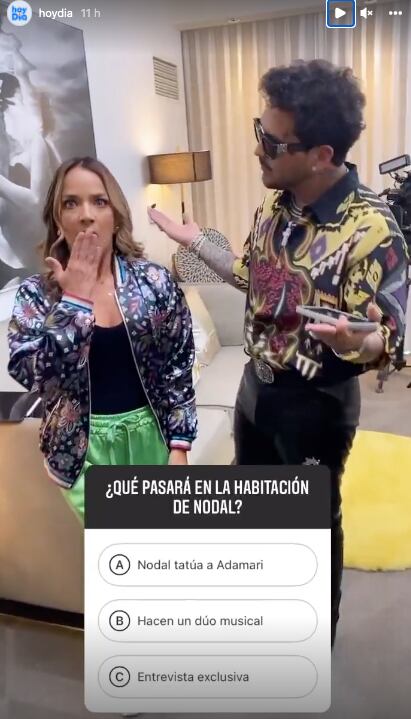 Adamari López y Christian Nodal